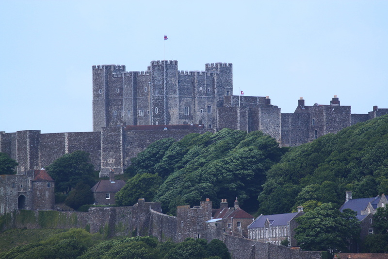 no people, building, day, history, coastal path, outdoors, cliffs, old, port dover, united kingdom, nature, travel, england, white cliffs, tree, sky, coast