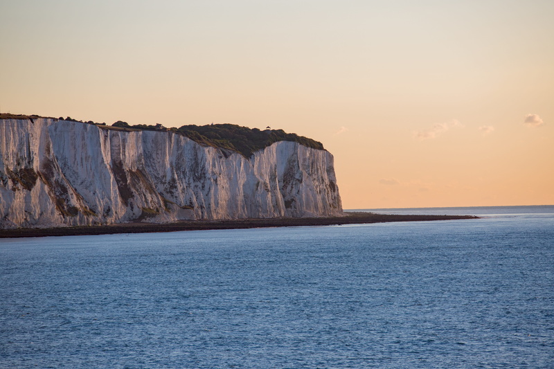 nature, 5K, sky, coast, rock - object, horizon over water, beauty in nature, england, chalk cliff, idyllic, scenics - nature, sea, sunset, water, rock