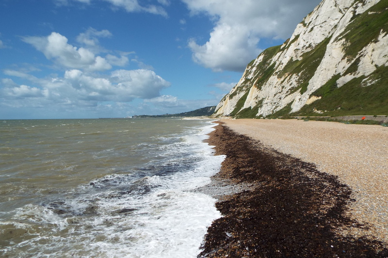 idyllic, tranquility, samphire hoe, non-urban scene, nature, beauty in nature, day, samphire hoe. white cliffs, horizon over water, sea, dover, 4K, sport