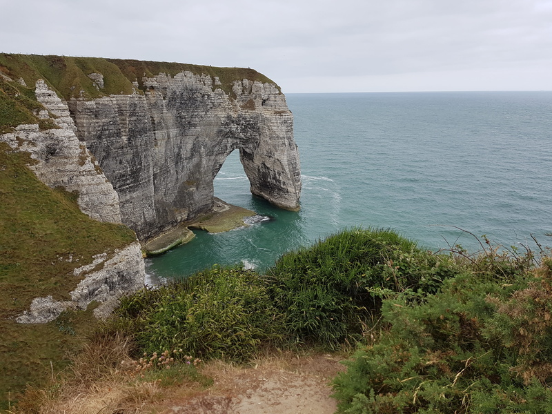 eroded, coast, rock formation, alabaster coast, no people, cliff, nature, sea view, horizon over water, arch, maritime, high, landscape, day, idyllic, rock - Object