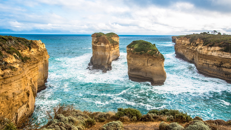 port campbell, twelve apostles marine national park, australia, national park, twelve apostles, marine national park, great ocean road, victoria, 4K
