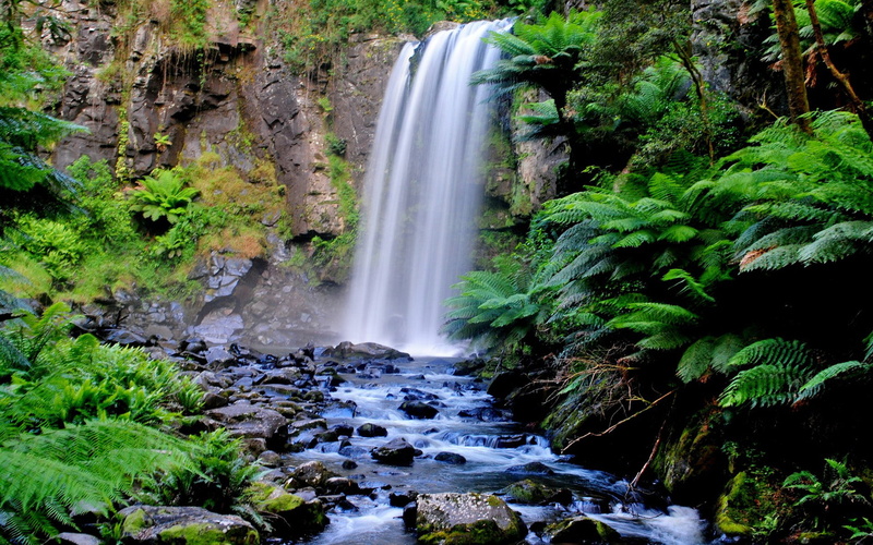 falls, river, hopetoun, 1080P, air, australia, region, victoria, otwis, waterfall