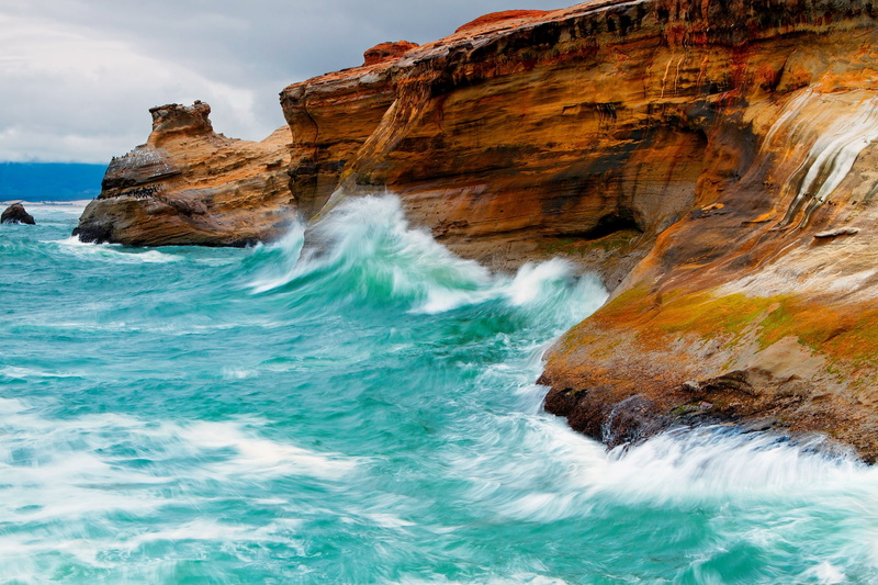 seascape, surf, great Ocean Road, scenics, eroded, bright, power in nature, rock, waterfront, victoria - Australia, pacific Ocean, flowing water, nature