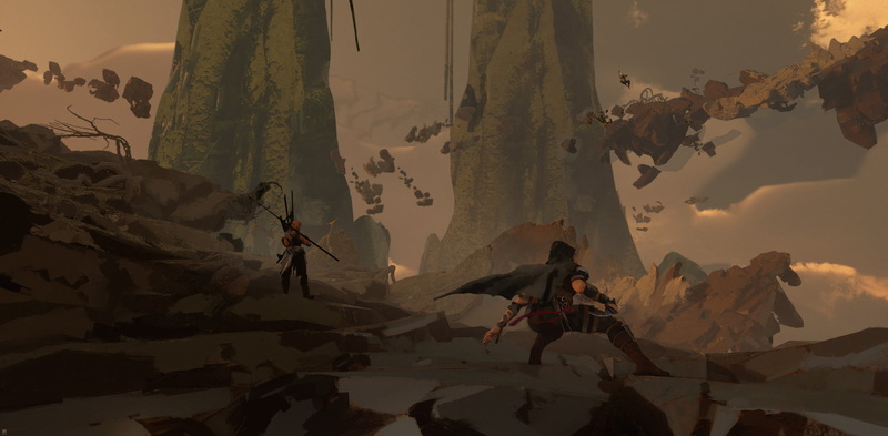 people, concept art, group of people, leisure activity, standing, environment, architecture, warrior, 1080P, women, artwork, scenics - nature, illustration