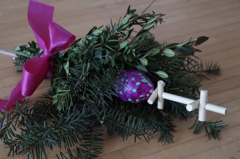 table, upper swabia, celebration, still life, nature, catholic, ribbon - sewing item, wood - Material, christmas tree, christmas, easter, winter, tree