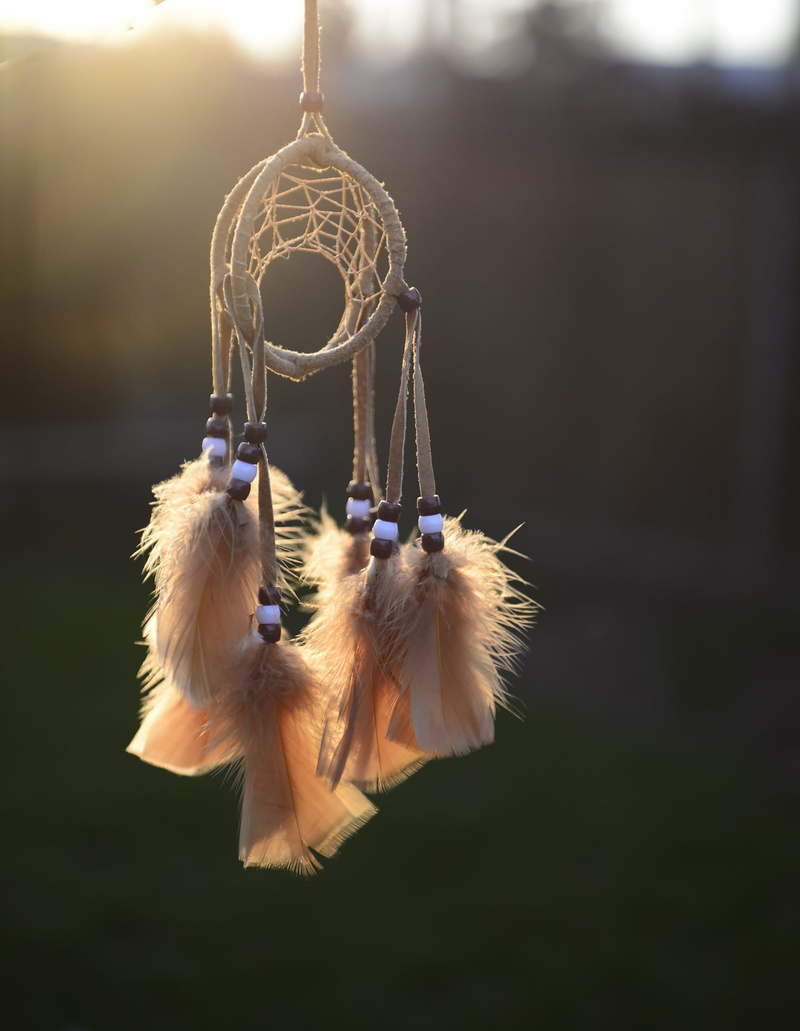 outdoors, no people, softness, sun, creativity, close-up, art and craft, indian, belief, nature, religious equipment, dream, focus on foreground, dreamcatcher
