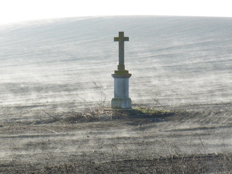 protection, horizon, building exterior, field, nature, sea, security, guidance, safety, water, no people, cross, sky, land, calvary, day, architecture