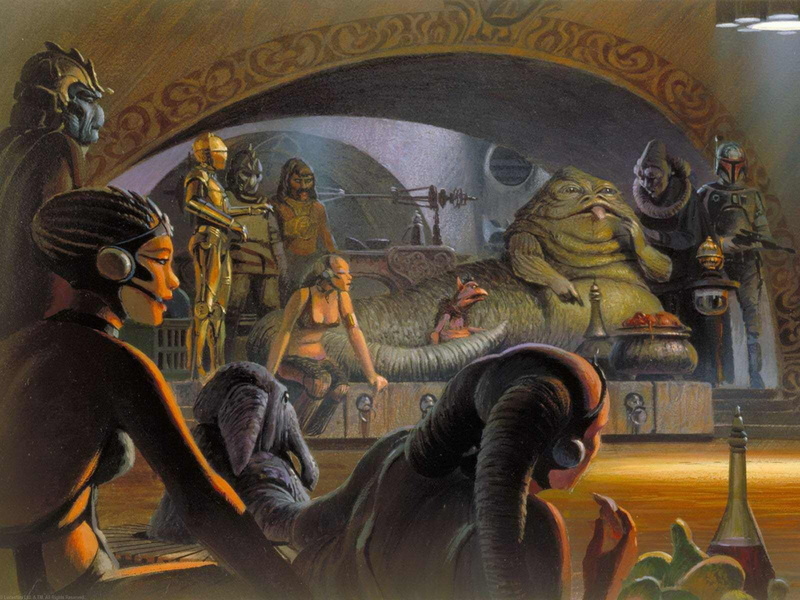 mcquarrie, jabba, hutt, star, ralph, wars, artwork, 720P