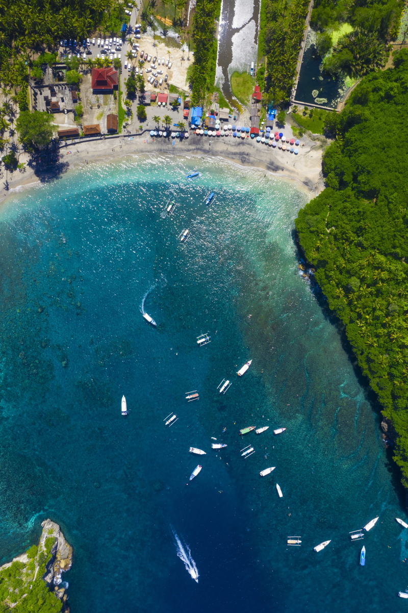 architecture, sea, wave, see, nusa penida, tree, turquoise colored, day, tropical, sand, headband, 5K, waterfront, ocean, water, bali, horizon, plant