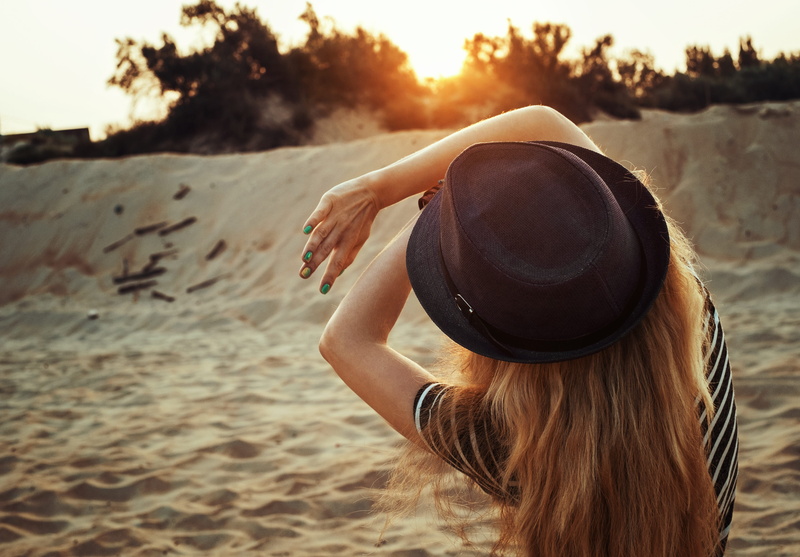 sky, female, people, 4K, relaxation, nature, vacations, females, summer, silence, one Woman Only, photographing, copy Space, sea, photo, focus on foreground