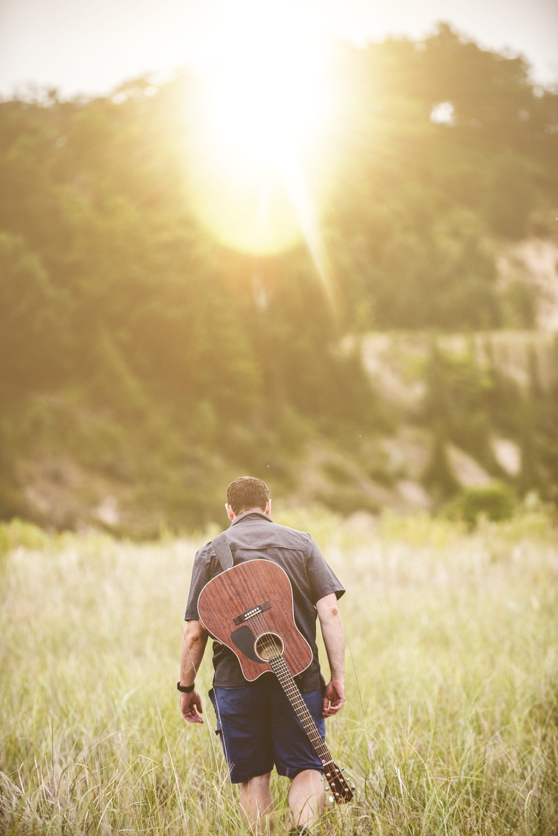 adult, adults Only, lifestyles, grass, summer, relaxation, sunset, bright, young Men, sun, day, one man only, happiness, growth, casual Clothing, males