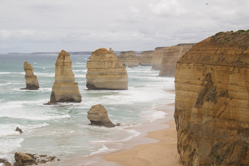 tranquil scene, water, 5K, landscape, ocean, great Ocean Road, stack rock, coastline, australia, nature, outdoors, coast, rock - Object, horizon, victoria - Australia