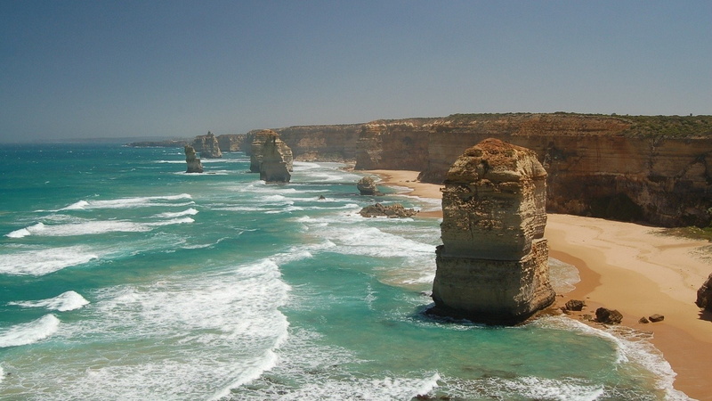 Rock, Beach, Nature, Water, 1080P, Victoria (Australia), Cliff, The Twelve Apostles, Sea, Sand, Earth