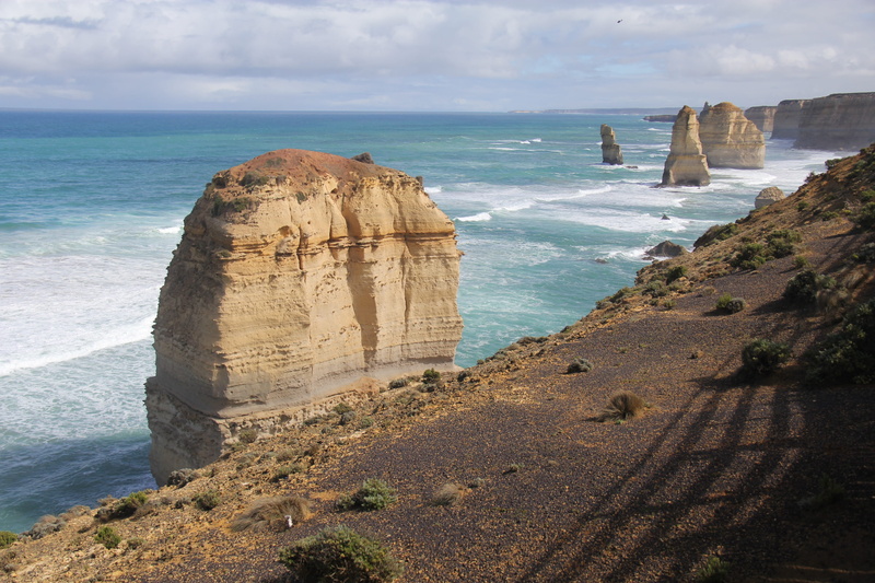 rock - object, coastline, beauty in nature, road, seascape, land, no people, cloud - sky, horizon over water, eroded, travel, attraction, campbell, scenics - nature