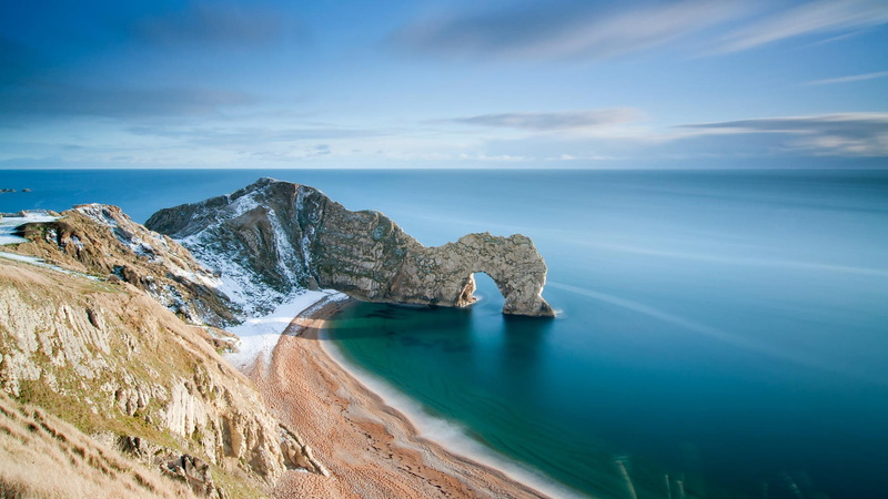 1080P, dorset, Durdle, Door, rock, formation, England