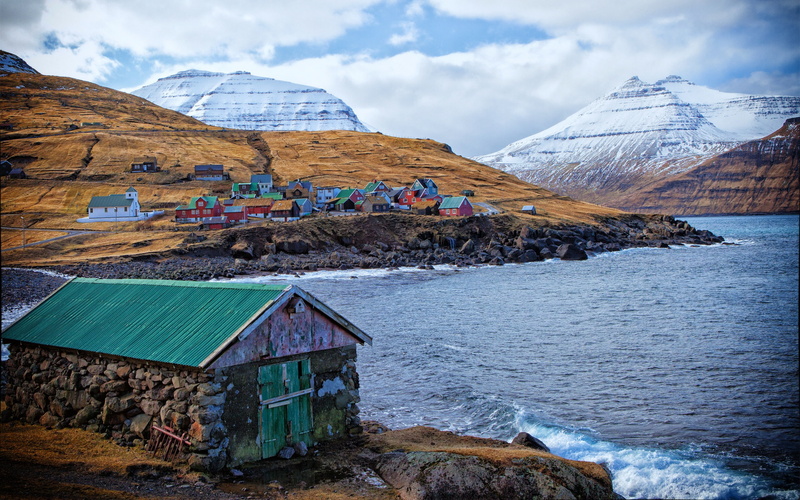 Faroe Islands, Elduvik, Eysturoy, 2K