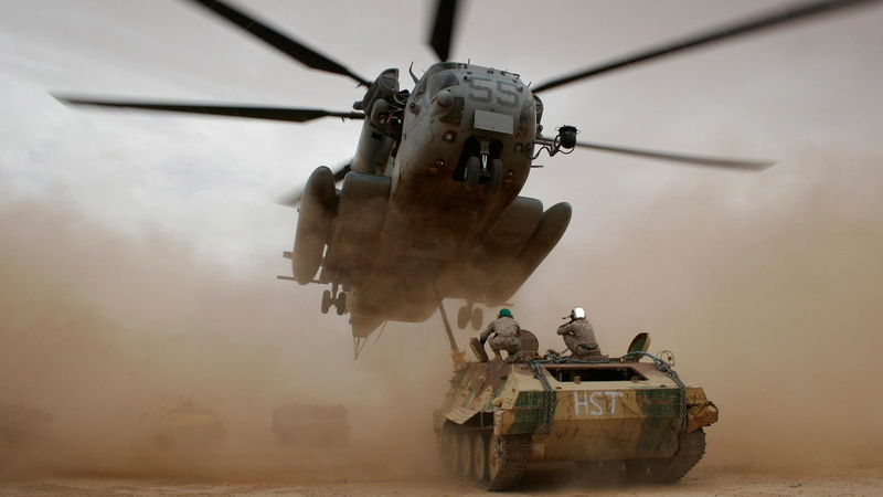 helicopters, vehicle, military, military aircraft, MH-53 Pave Low, aircraft, 1080P