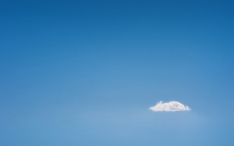 backgrounds, cloud - sky, above, white color, purity, blue, idyllic, nature, atmosphere, copy space, day, distant, single object, 2K, low angle view, beauty in nature