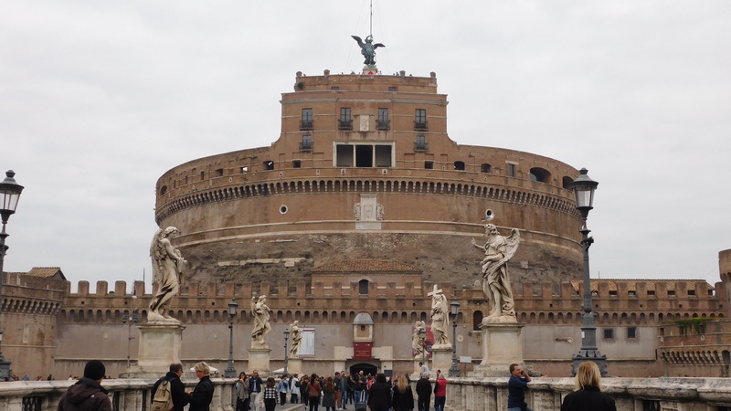 built structure, antiquity, building exterior, history, italy tourism, vatican, old, view, rome, 4K, castello sant angelo, st peters basilica, overview