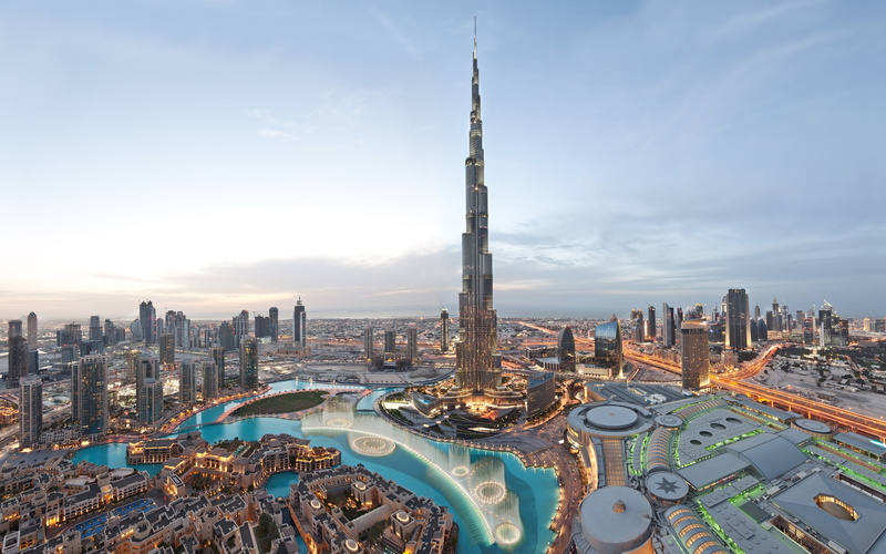 downtown, overview, 2K, dubai