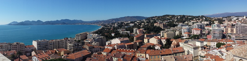 france, architecture, nature, scenics - nature, day, built structure, office building exterior, panoramic, crowd, côte dazur, 5K, sea, building, sky, building exterior