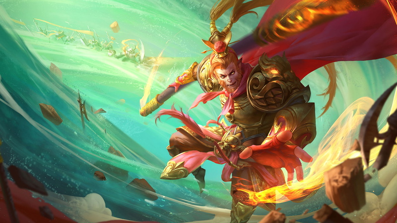 1080P, mobile, phones, video, picture, hero, glory, game, computer, skin, king, desktop, monkey, hd