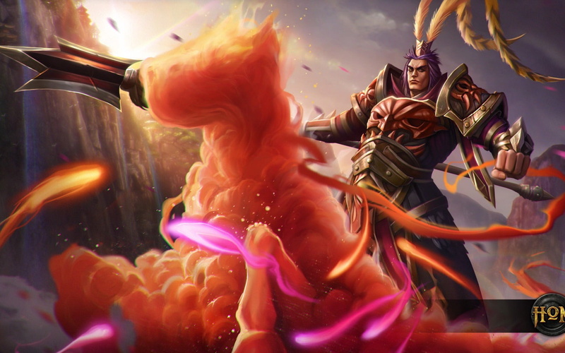 illustration, human representation, 720P, monkey king, fantasy, abstract, dota, sculpture, art and craft, illuminated, heroes of newerth, digital