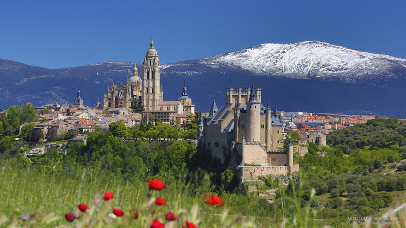 Architecture, segovia, alcazar, spain, 2K, castle