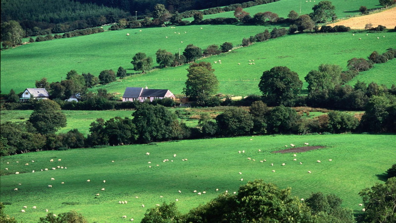 europe, 1920x1080, house, concrete, ireland, world, cork, black, white, 1080P, county, county cork