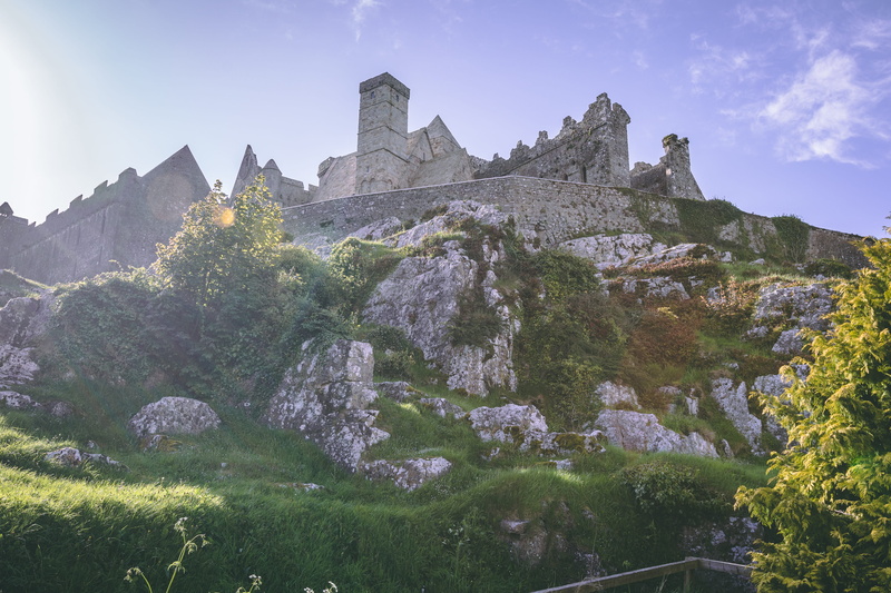 4K, low angle view, no people, mountain, travel destinations, place of worship, building exterior, travel, outdoors, building, architecture, ireland, built structure