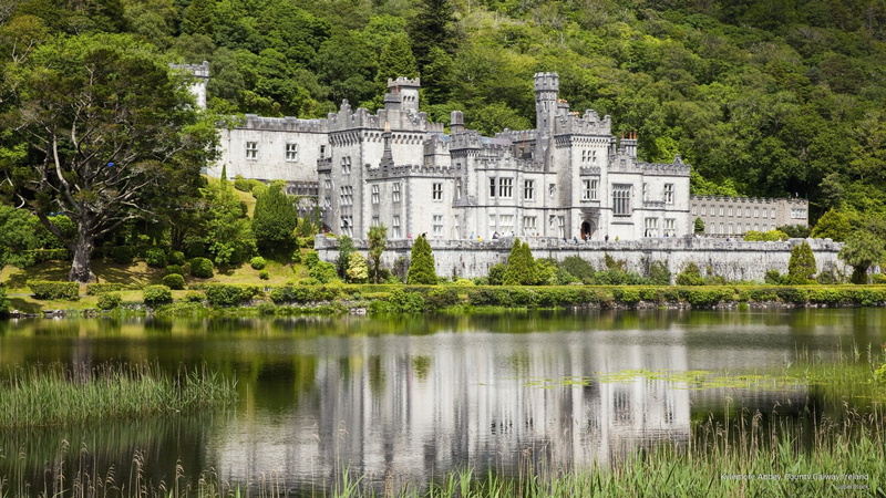 abbey, ireland, 2K, Architecture, county, galway, kylemore