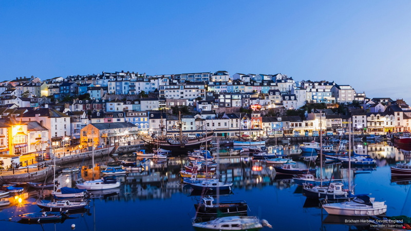 devon, harbour, 2K, brixham, Europe, england