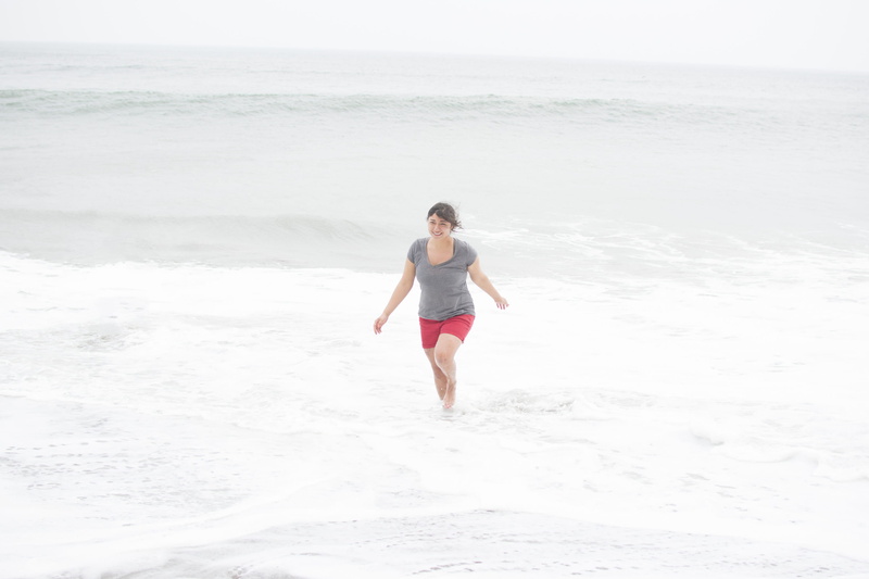 day, horizon, sand, emerging, walking, single, no shoes, united states, standing, one person, angelic, ocean, lifestyles, nature, sea, full length, shell