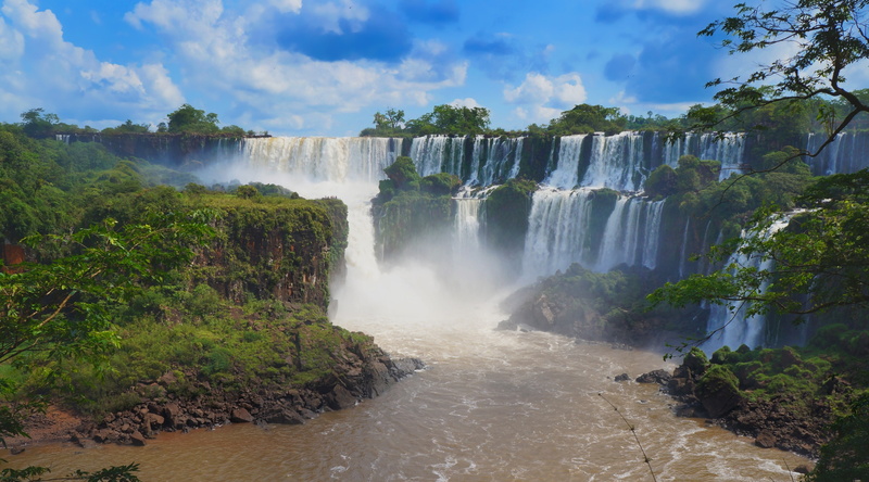 South America, fozdoiguacu, plant, motion, 2K, power in nature, outdoors, iguacu, cachoeira, scenics - nature, falling water, cataratas, Brazil, flowing