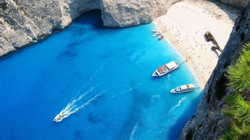 zakynthos, beach, 1080P, x, ships, greece, navagio, beaches, hd, nature, art