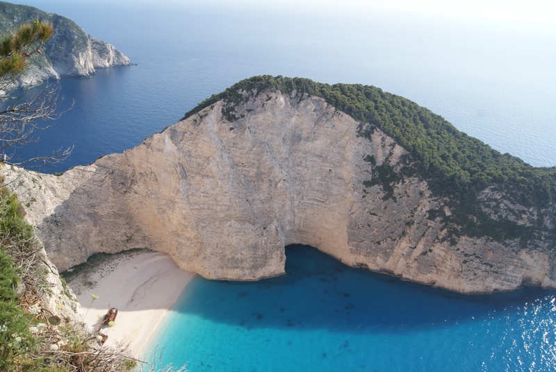 travel destinations, brown, mountain, rock formation, 4K, travel, zakynthos, bay, solid, sea, turquoise colored, rock - object, day, tranquility, tranquil scene