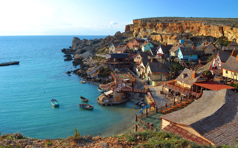 italy, malta, ocean, nature, 1080P, house, manarola, coast, hd, buildings