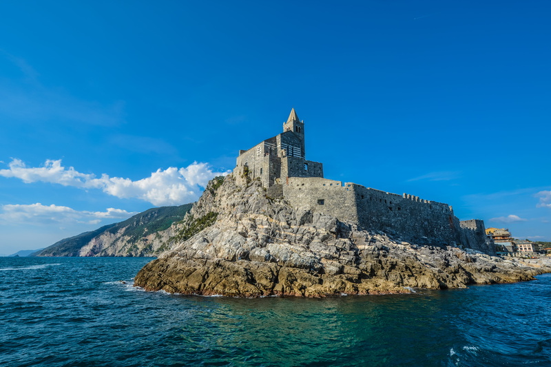 la spezia, mediterranean, europe, cloud - sky, italian, mountain, building, castle, st lawrence, european, gulf, hills, no people, abbey, sky, 5K, ripples