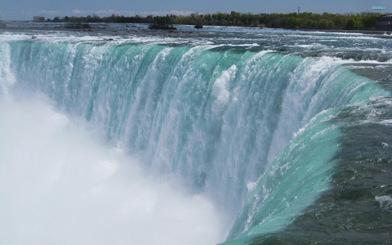 2K, remarkable, falls, horseshoe, waterfalls, nature and landscapes, water
