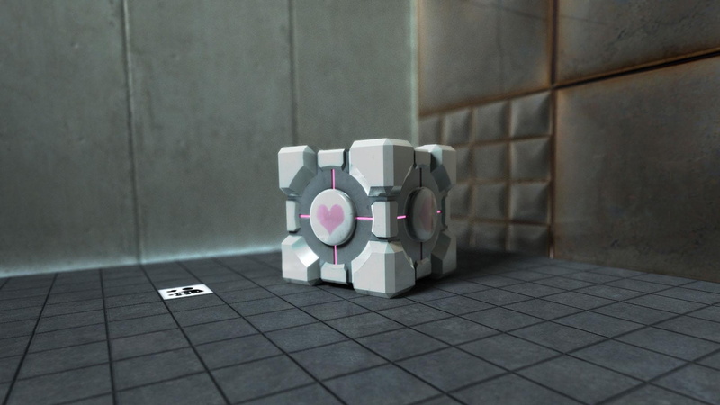 cube, 1080P, test chamber, companion cube, test, companion, chamber, hd