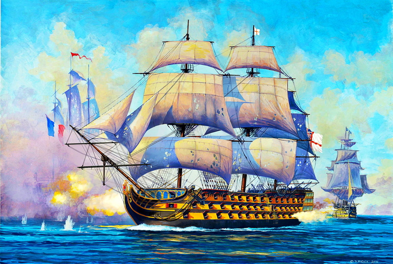 UK, sailing, ship of the line, 1080P, HMS Victory, Royal Navy, 104-gun, first grade