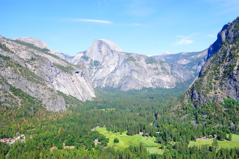remote, meadow, tree, environment, no people, united states, stream, idyllic, tranquil scene, mountain ridge, mountain range, yosemite, valley, beauty in nature