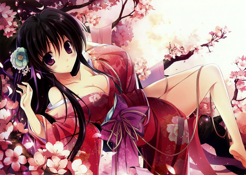 leisure activity, day, Japanese, lifestyles, cherry, mask - disguise, nature, sexy anime, carnival - celebration event, representation, arts culture and entertainment