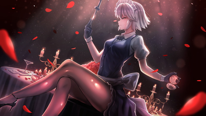 1080P, Sakuya Izayoi, Touhou, Anime