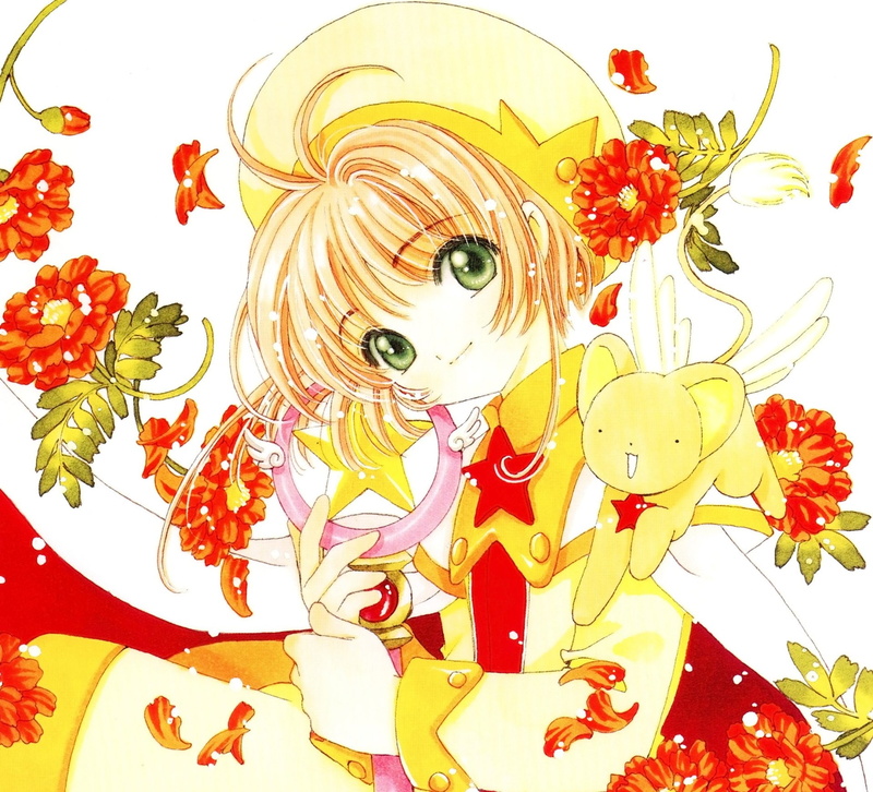 Sakura Kinomoto, Keroberos (Card Captor Sakura), 1080P, Anime, Cardcaptor Sakura