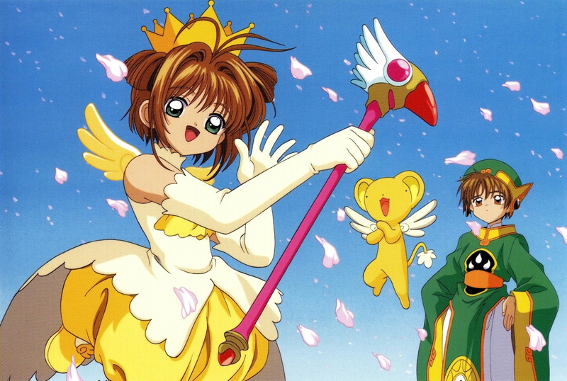 1080P, Sakura Kinomoto, Cardcaptor Sakura, Keroberos (Card Captor Sakura), Syaoran Li, Anime