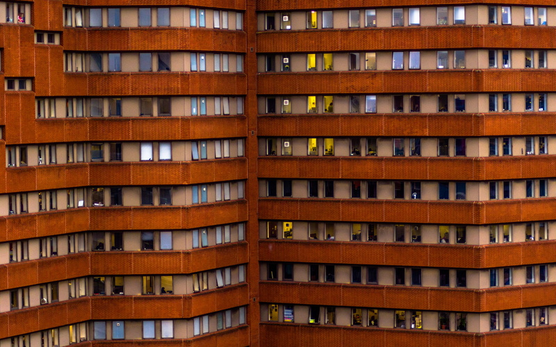 backgrounds, city, no people, architecture, side by side, windows, nature, window, full frame, repetition, pattern, apartment, sheffield, building exterior