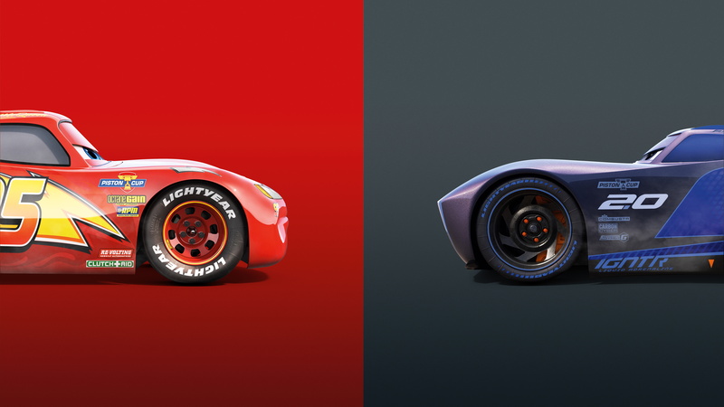Lightning McQueen, Cars 3, digital, Jackson Storm, 4K, cars, 8K, 8K, disney