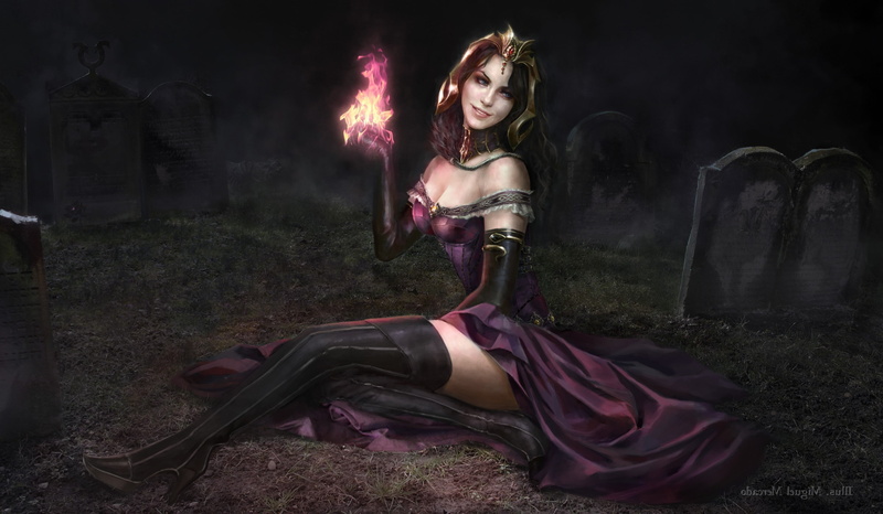 fantasy art liliana vess magic the gathering, 2K
