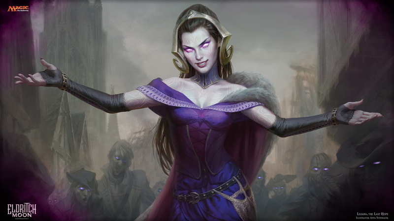 Liliana The Last Hope, Liliana (Magic: The Gathering), 1080P, Magic: The Gathering, Eldritch Moon (Magic: The Gathering), Game, Planeswalker (Magic: The